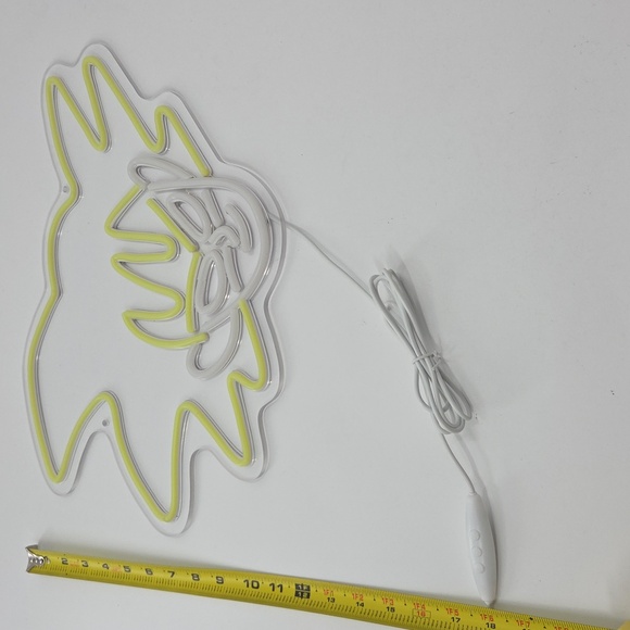 Anime Yellow and White Neon Light Sign New In Box! - Picture 9 of 16